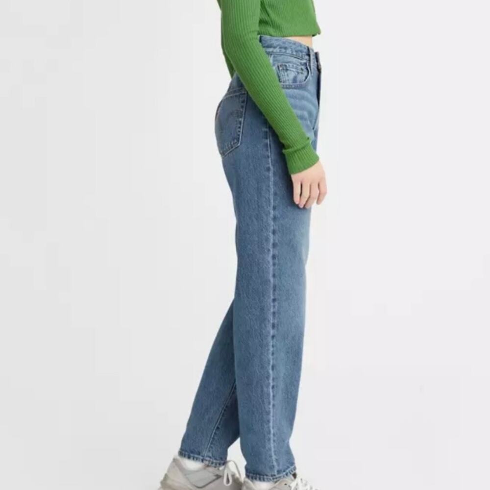 Levi's Medium Wash '90s Style High Loose Tapered Leg Relaxed Jeans Size 26 - Picture 4 of 11